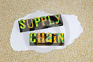 Supply chain warehouse distribution shipping management network