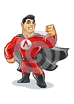 Supply Hero Mascot Design Vector