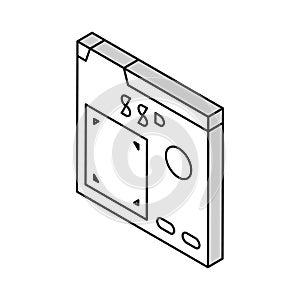 supply-side platform isometric icon vector illustration