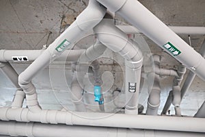 Supply Water and Sewer Pipes System