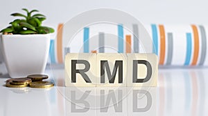 Supply word letters on wooden blocks with coins. RMD photo
