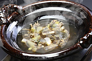 Suppon nabe, japanese cuisine