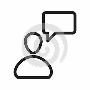 Support Agent icon vector