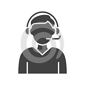 Support Agent icon vector image.