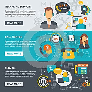 Support Call Center Banner