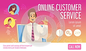 Support Call Center Web Banner