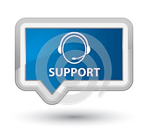 Support (customer care icon) prime blue banner button