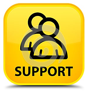 Support (group icon) special yellow square button