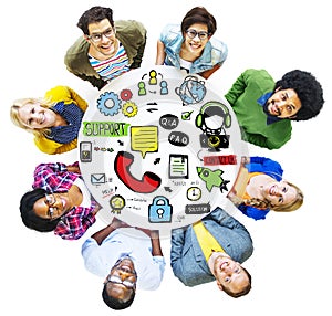 Support Help Solution Care Cooperation Assistance Togetherness C