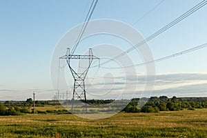 Support of high-voltage power line