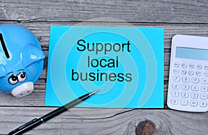 Support local business on paper
