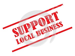 Support local business stamp