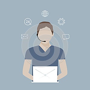 Support Man Operator