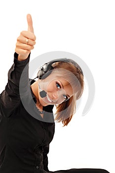 Support phone operator