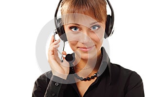 Support phone operator in headset