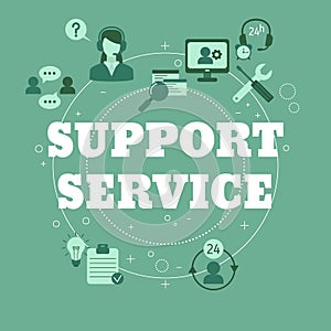 Support service concept