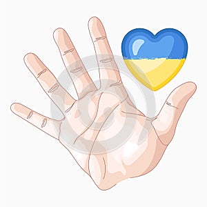 Support for Ukraine War Victims Vector Illustrations.