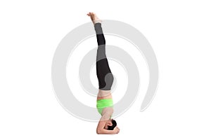 Supported Headstand yoga pose