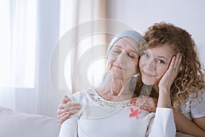 Supporting mother during cancer therapy