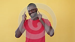 supportive african man encouraging gesture gif