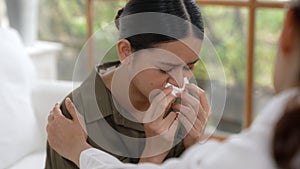 Supportive and comforting hands for empathy in vivancy therapy office