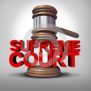 Supreme Court Justice Symbol photo