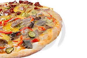 Supreme Pizza isolated