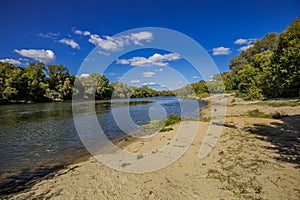 Sura River in Penza, Russia