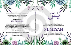 Surah Yaasiin cover book of surah yasin