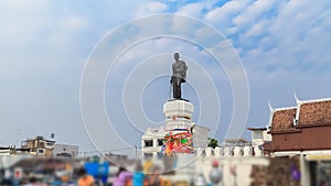 Suranaree statue to worship on April 11, 2015 in Nakhon Ratchasima, Thailand