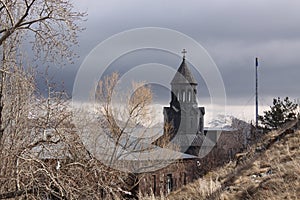Surb Hakob chapel dome, Sevan, Armenia