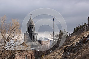 Surb Hakob chapel dome, Sevan, Armenia