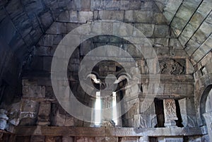 Surb Karapet Church inside, Noravanq in Armenia