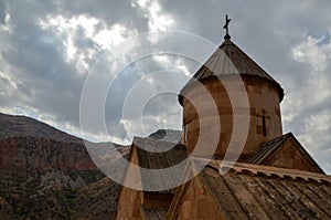 Surb Karapet Church at the medieval monastery complex of Noravank in Armenia
