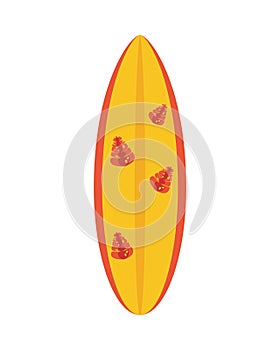 Surboard sport equipment summer icon