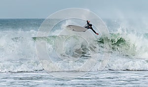 Surf Action, Fistral beach, Newquay, Cornwall photo