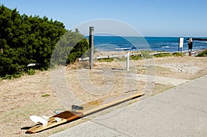 Surf Board on Cottesloe Beach - Perth - Australia