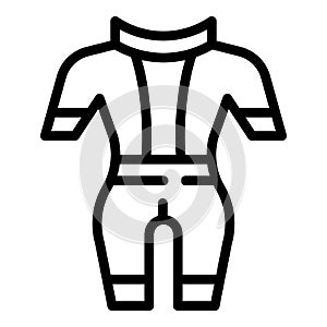 Surf cloth icon outline vector. Safety water