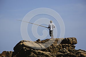 Surf fishing