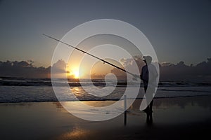 Surf fishing