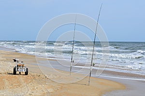 Surf fishing poles