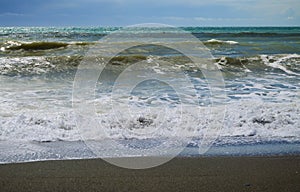 Surf on horseshoe beach photo