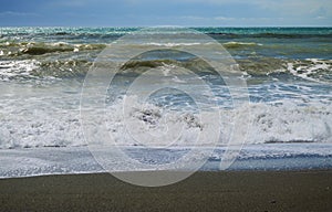 Surf on horseshoe beach photo