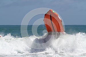 Surf life boat rescue