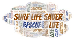 Surf Life Saver word cloud