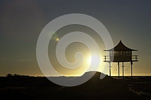 Surf life savers lookout sunset