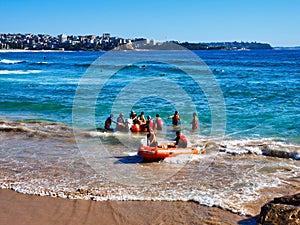 Surf Life Saving Boats, Manly Beach, Sydney, Australia