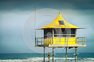 Surf life saving tower