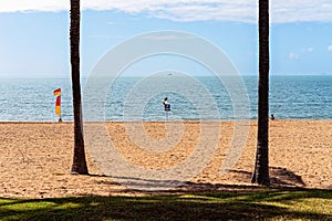 Surf Lifesaving Flags At The Beach