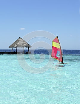 Surf at Maldives